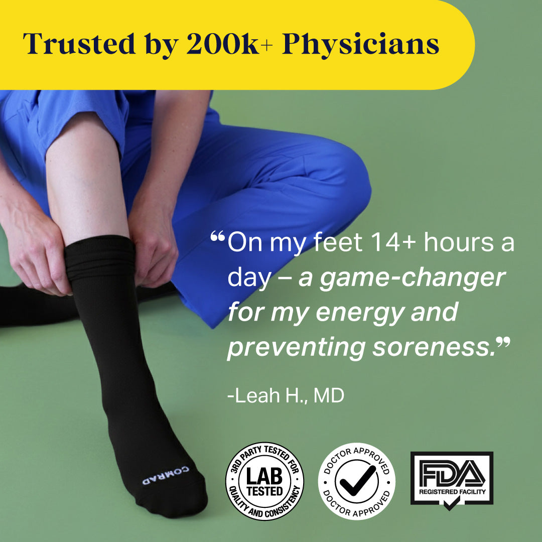 Knee-High Compression Socks – Solid