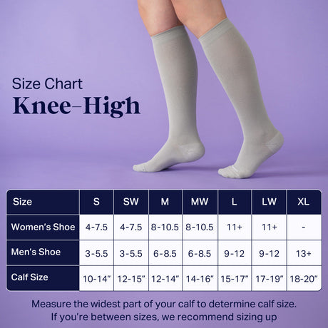 Knee-High Compression Socks – Solid