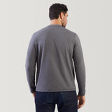 Men's FreeCycle® Sueded Melange Long Sleeve Crew Neck