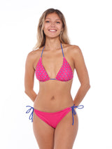 Pink String Bikini Bottoms