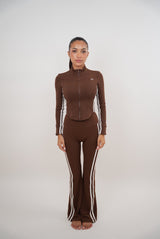 I Am Motivated Brown Flare Pant