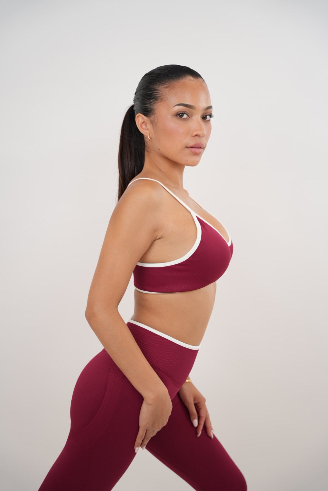 Passion is Power Red Sports Bra