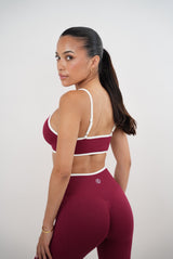 Passion is Power Red Sports Bra