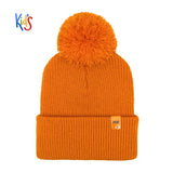 Classic Cuffed Beanie, Kids Pom Pom Beanie