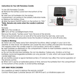 Klimt Hope II 6"  LED Candle – Battery Operated