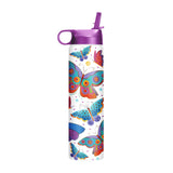 24 oz Water Bottle - Laurel Burch "Mariposas"