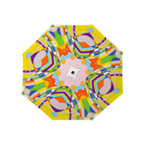 Frank Lloyd Wright March Balloons Travel Umbrella – Compact, One-Touch Open & Close