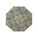 Frank Lloyd Wright Saguaro Forms Travel Umbrella – Compact, One-Touch Open & Close