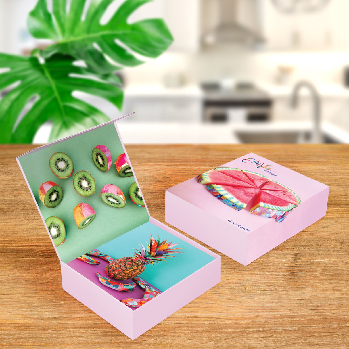 EttaVee Fruit - Boxed Blank Note Cards – Set of 16 in a Keepsake Gift Box