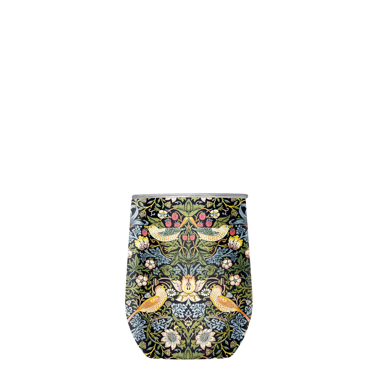 12 oz Stemless Wine Tumbler - William Morris "Strawberry Thief"