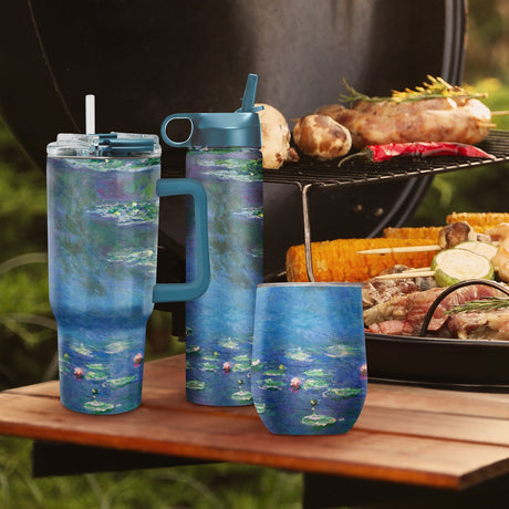 30 oz Tumbler - Monet "Water Lilies"