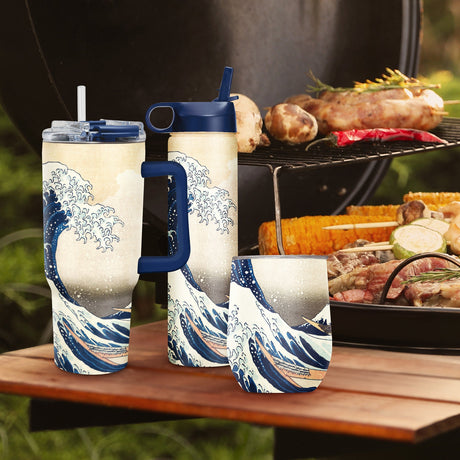 30 oz Tumbler - Hokusai "The Great Wave"