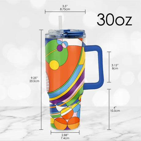 30 oz Tumbler - Frank Lloyd Wright "March Balloons"