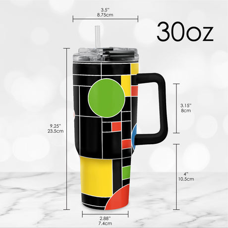 30 oz Tumbler - Frank Lloyd Wright "Coonley Playhouse"