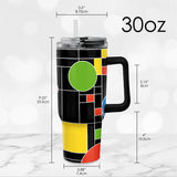 30 oz Tumbler - Frank Lloyd Wright "Coonley Playhouse"