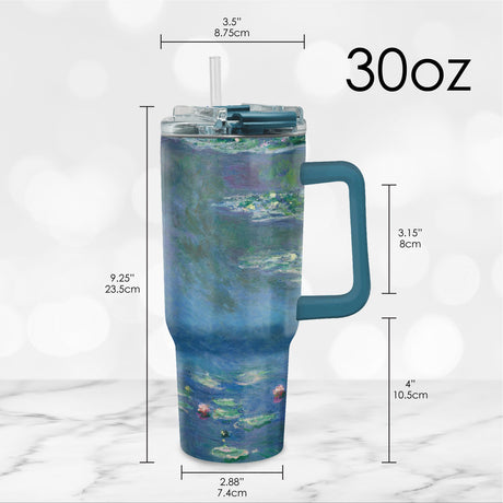 30 oz Tumbler - Monet "Water Lilies"