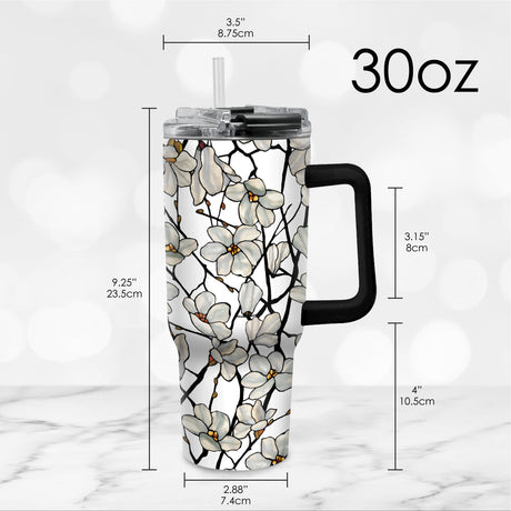 30 oz Tumbler - Tiffany "Magnolia"