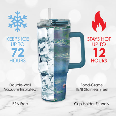 30 oz Tumbler - Monet "Water Lilies"
