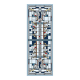Frank Lloyd Wright Waterlilies Silk Blend Shawl – Lightweight & Elegant Evening Wrap
