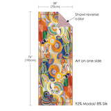 Delaunay Portuguese Woman Silk Blend Shawl – Lightweight Dressy Wrap for Women