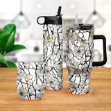 12 oz Stemless Wine Tumbler - Tiffany "Magnolia"