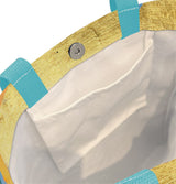 EttaVee Rainbow 1 Canvas Magazine Tote – Slim Vertical Tote Bag