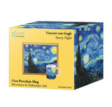 van Gogh Starry Night Fine Art Mug – 11 oz Porcelain Coffee Cup