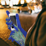 van Gogh Irises Womens Touch Screen Gloves - One Size Fits All
