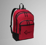 Embroidered Backpack with Laptop Sleeve