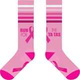 Run for the Ta Tas Knee Length Socks