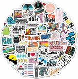 90 Running Stickers Collection