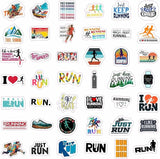 90 Running Stickers Collection