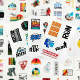 90 Running Stickers Collection