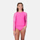 Girls' Foil Mermaid Rash Guard and Bikini Swim Set