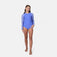 Girls' Foil Mermaid Rash Guard and Bikini Swim Set