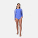 Girls' Foil Mermaid Rash Guard and Bikini Swim Set