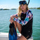 Women's Long Sleeve Swim Shirt with Built-in Bra