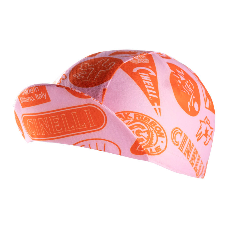 Cinelli Supercorsa Cycling Cap, Rose/White