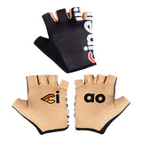 Cinelli Supercorsa Short FInger Cycling Gloves (Black/Cinelli Logo)
