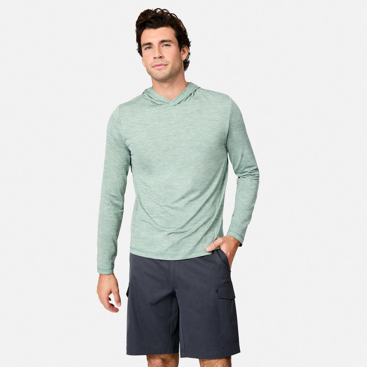 Men's Textured SunFree UPF Hoodie