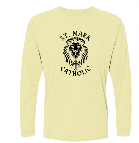 St. Mark Catholic Staff L/S Performance Tee w/ UPF 50+