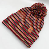 Classic Cuffed Pom Pom Beanie, Multi Color