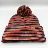 Classic Cuffed Pom Pom Beanie, Multi Color
