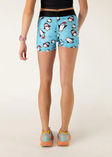 Women's Slippery Bois Penguins 3" 2-Pocket Compression Shorts