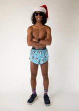 Men's Slippery Bois Penguins 2" Half Split Shorts