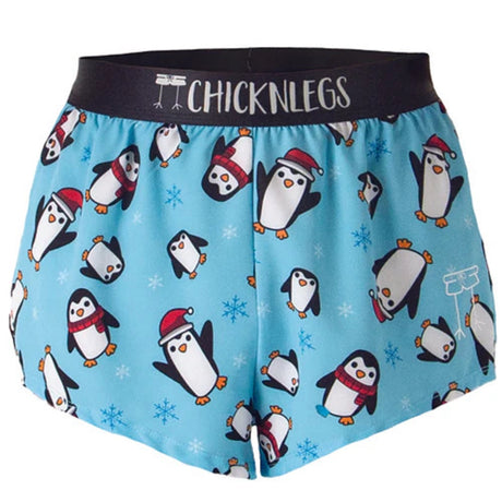 Men's Slippery Bois Penguins 2" Half Split Shorts