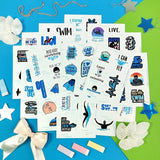 93 Swimming Stickers Collection