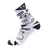 Cinelli TEMPO Granciclismo Socks, White/Black
