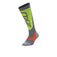 2XU Men's Elite Compression Alpine Socks, Grey/Green, Medium