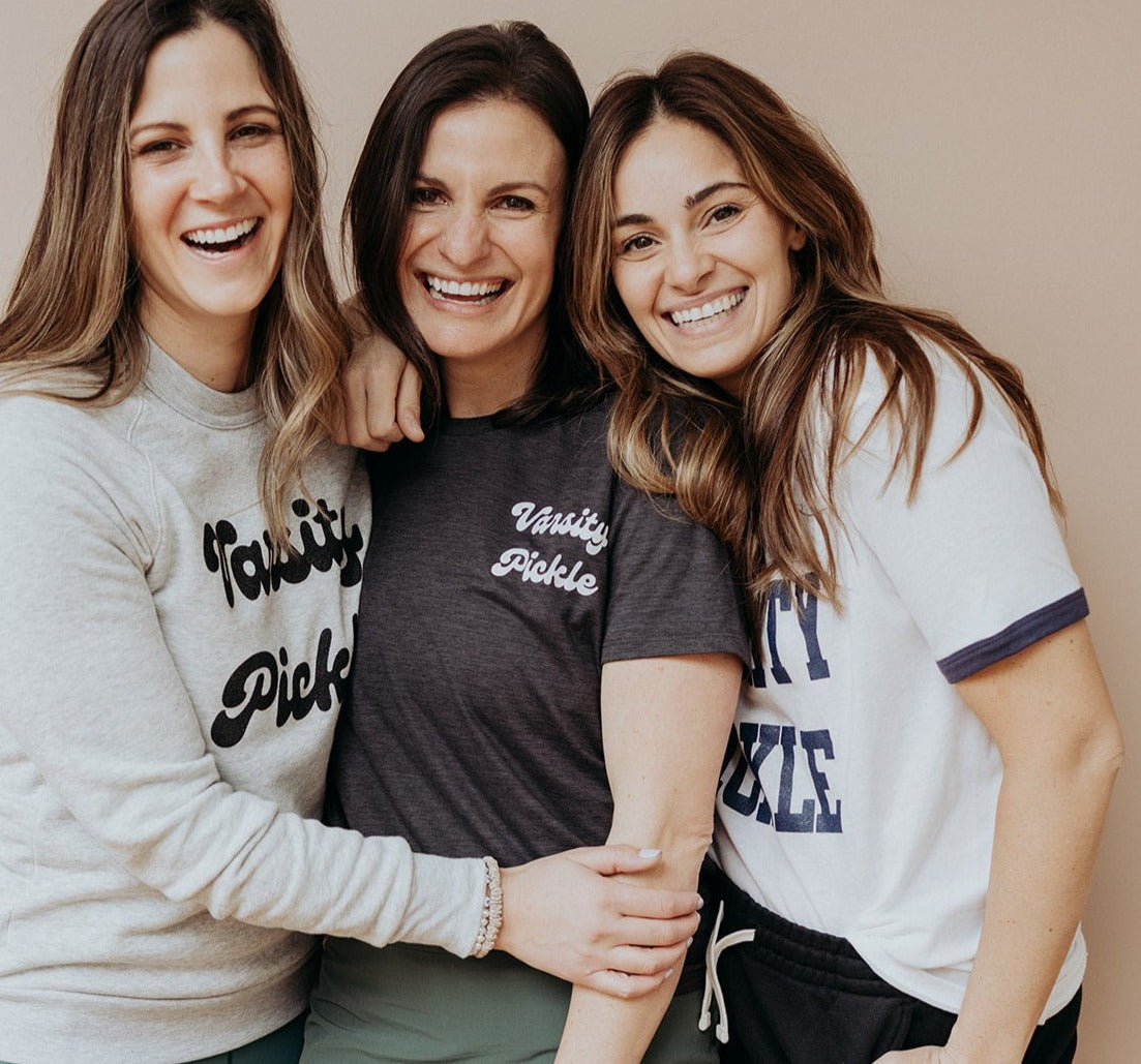 Collegiate Ringer Pickleball T-Shirt (Unisex)